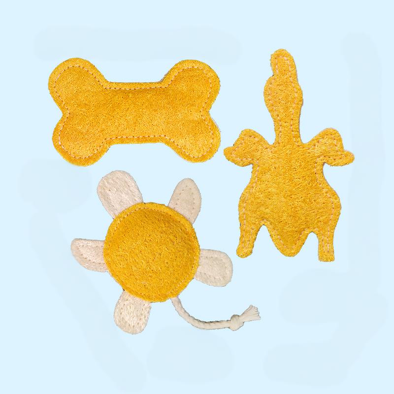 Natural Loofah husdjurleksaker Set