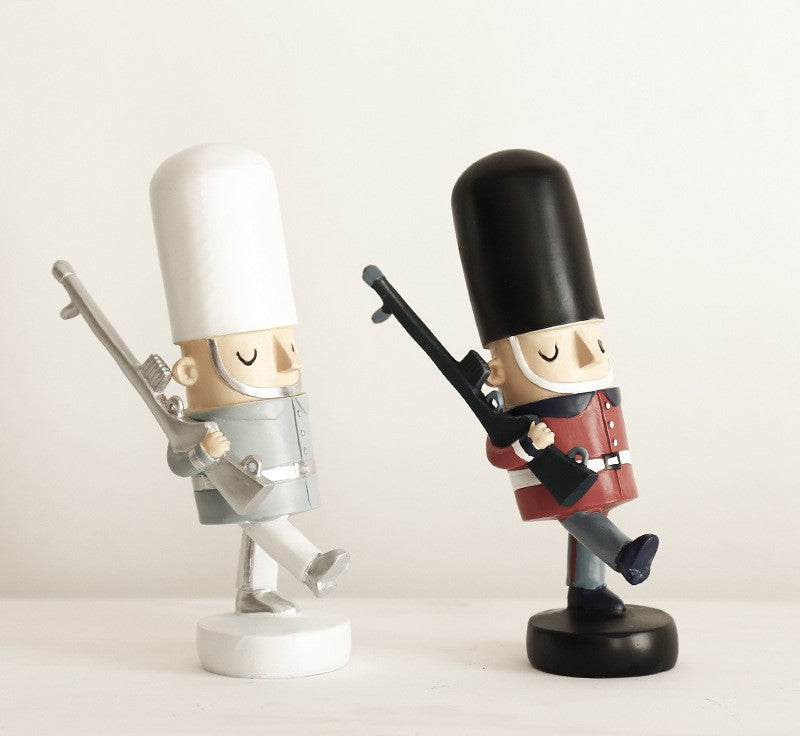 Soldat Docka Figur - Nötknäppare