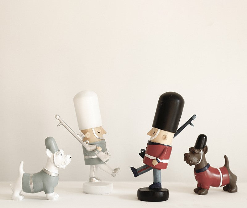 Soldat Docka Figur - Nötknäppare