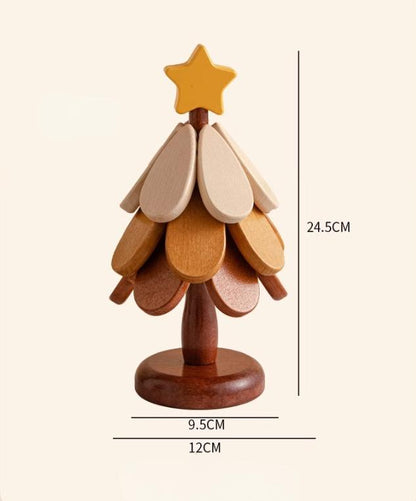 Julgran Träunderlägg