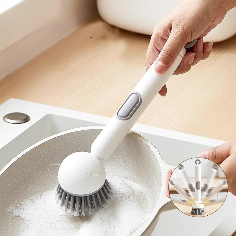 Diskborste med Tvåldispenser