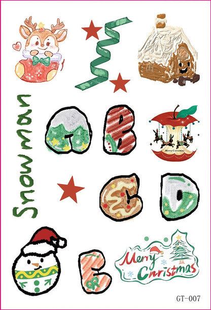 Jul DIY Överföringsklistermärken