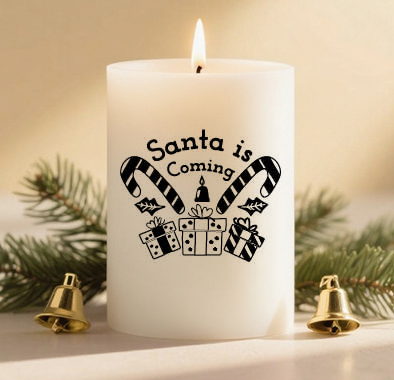 Jul Ljus  DIY Klistermärken