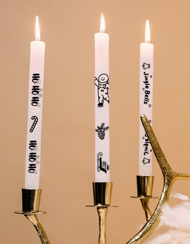 Jul Ljus  DIY Klistermärken