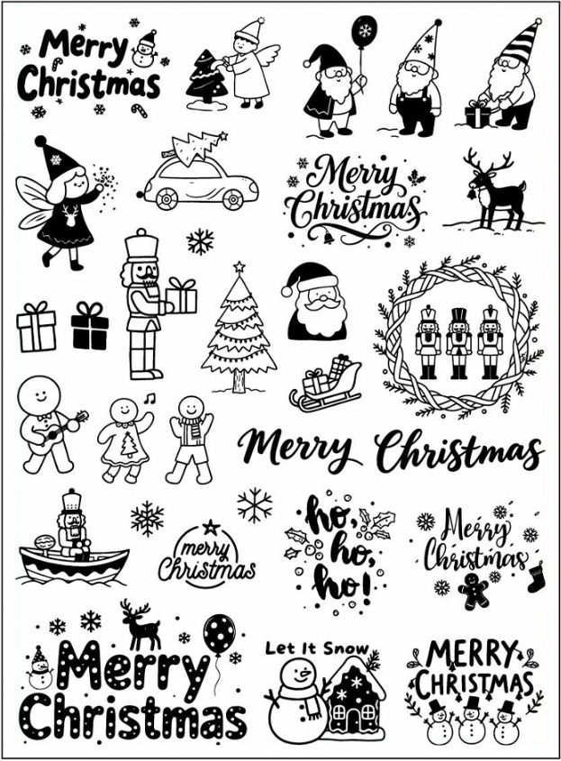 Jul Ljus  DIY Klistermärken