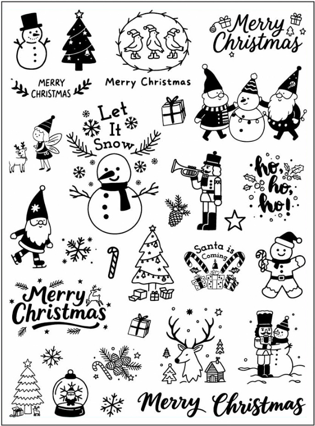 Jul Ljus  DIY Klistermärken