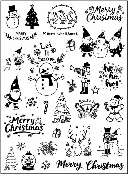 Jul Ljus  DIY Klistermärken