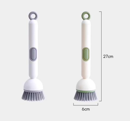 Diskborste med Tvåldispenser