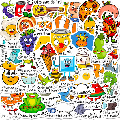 Ordvits Klistermärken - Roliga 50st