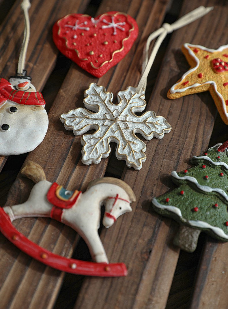 Retro Juldekorations Hänge