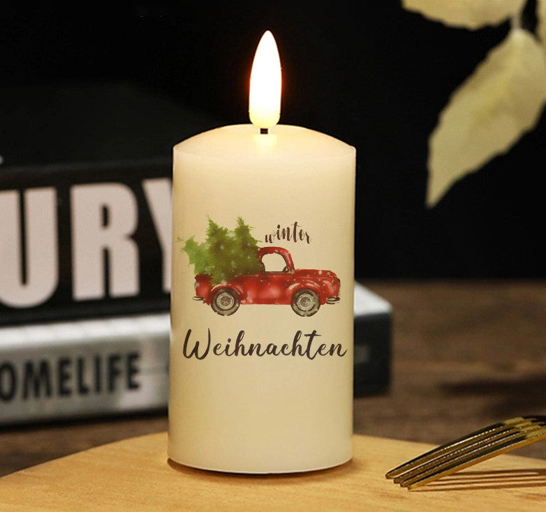 Jul Ljus  DIY Klistermärken