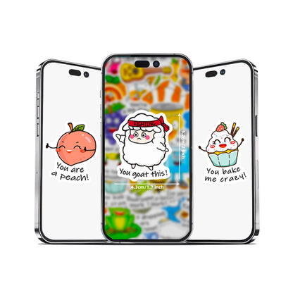 Ordvits Klistermärken - Roliga 50st