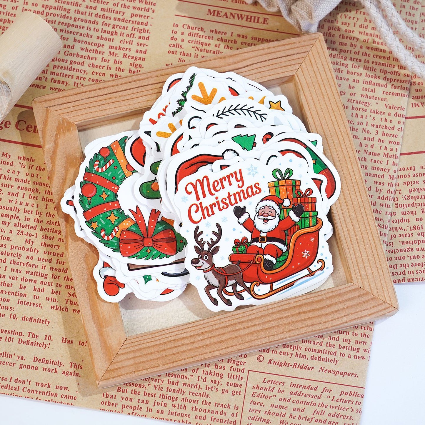 Julklistermärken  50 st