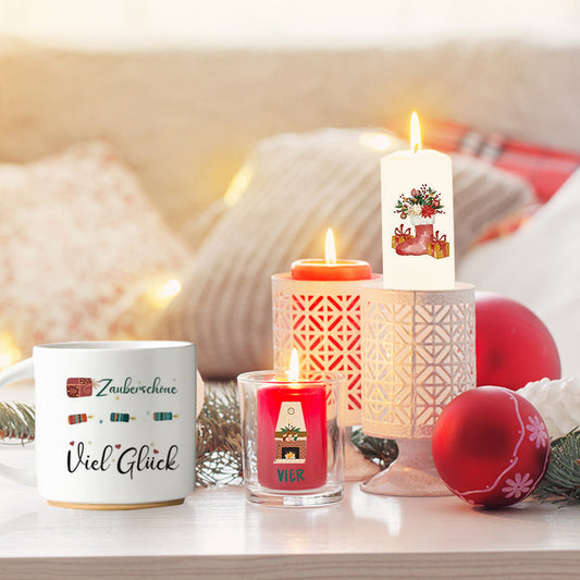 Jul Ljus  DIY Klistermärken