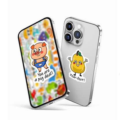 Ordvits Klistermärken - Roliga 50st