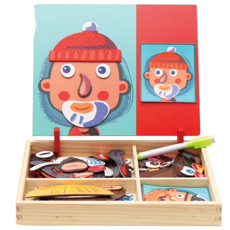 Magnetiskt Ansiktspussel