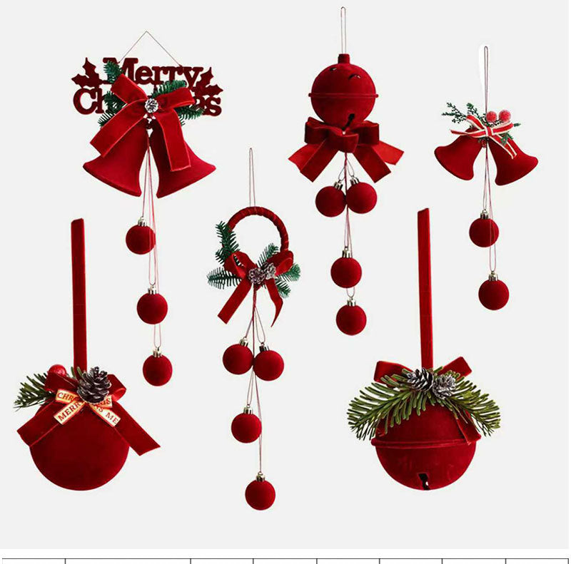 Sammet Ihålig Julkula Hänge