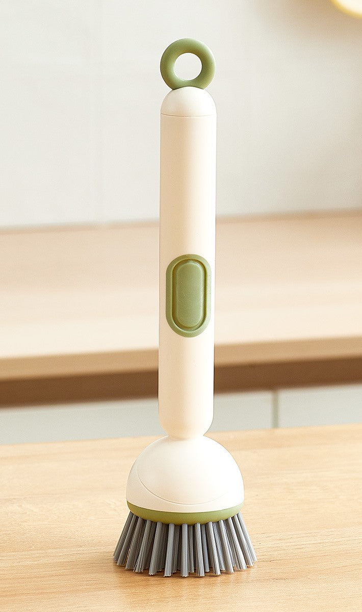 Diskborste med Tvåldispenser