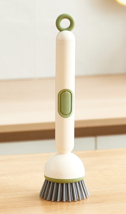 Diskborste med Tvåldispenser