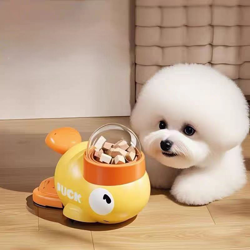 Interaktiv Anka Matdispenser för Husdjur