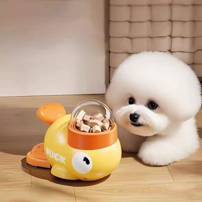 Interaktiv Anka Matdispenser för Husdjur