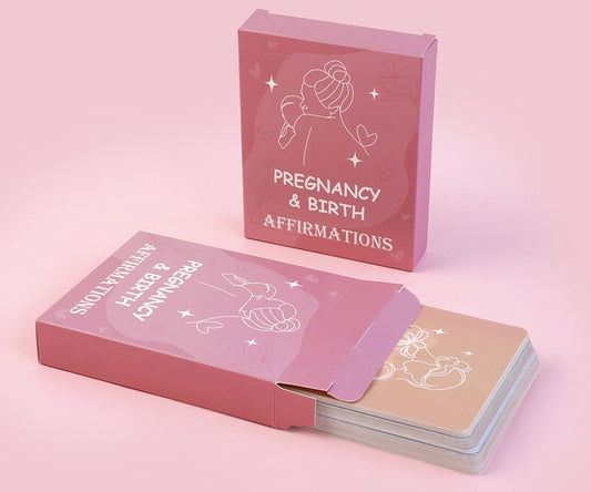 Graviditetsaffirmationer - 50 Positiva Kort