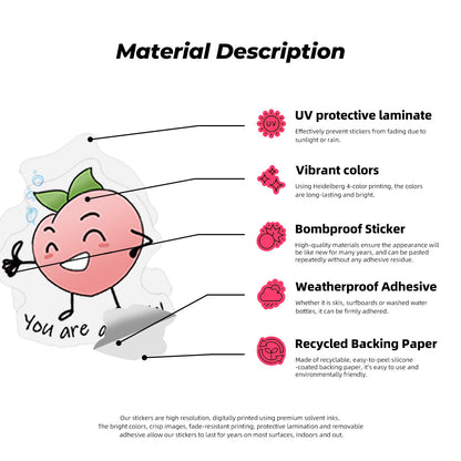 Ordvits Klistermärken - Roliga 50st
