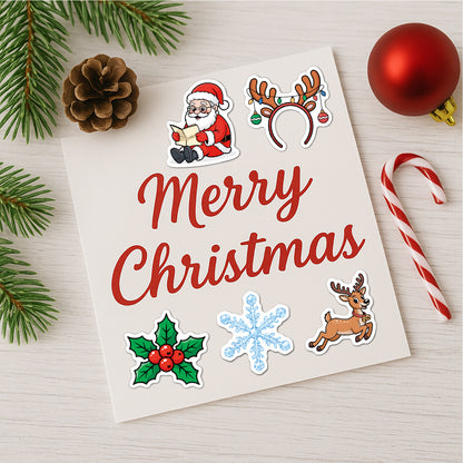 Julklistermärken  50 st