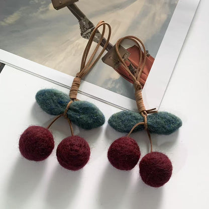 Körsbär Filt Hänge