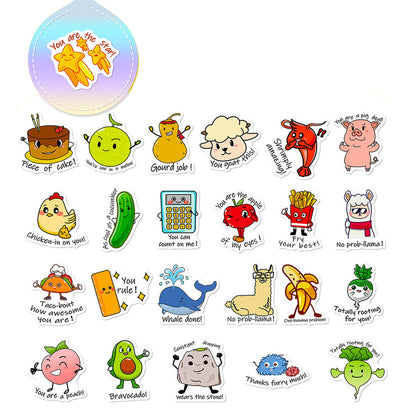 Ordvits Klistermärken - Roliga 50st